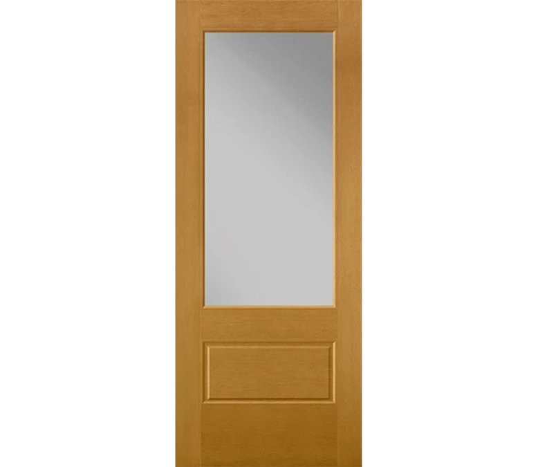 Augusta 3 Quaters Light Fiberglass Entry Door