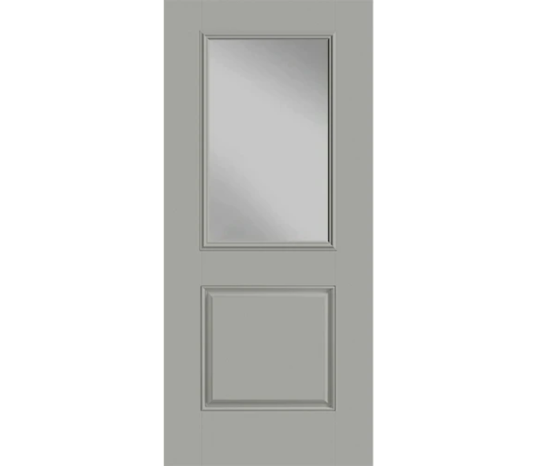 Augusta Half Light 1 Panel Fiberglass Entry Door