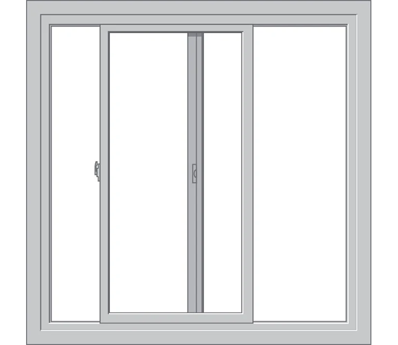 Augusta Pella Hurricane Shield Series Vinyl Sliding Window