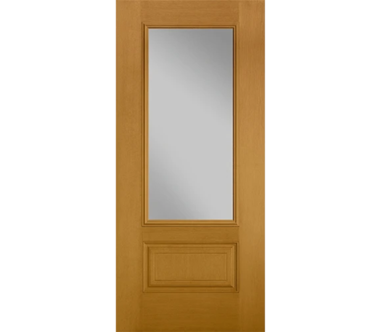 Augusta Three Quaters light Fiberglass Entry Door